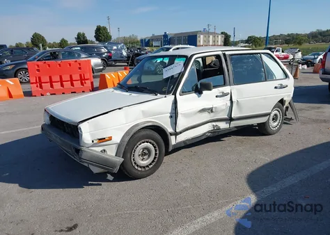 1986 Volkswagen Jetta Gl from USA, damaged, VIN WVWGH016XGW444486